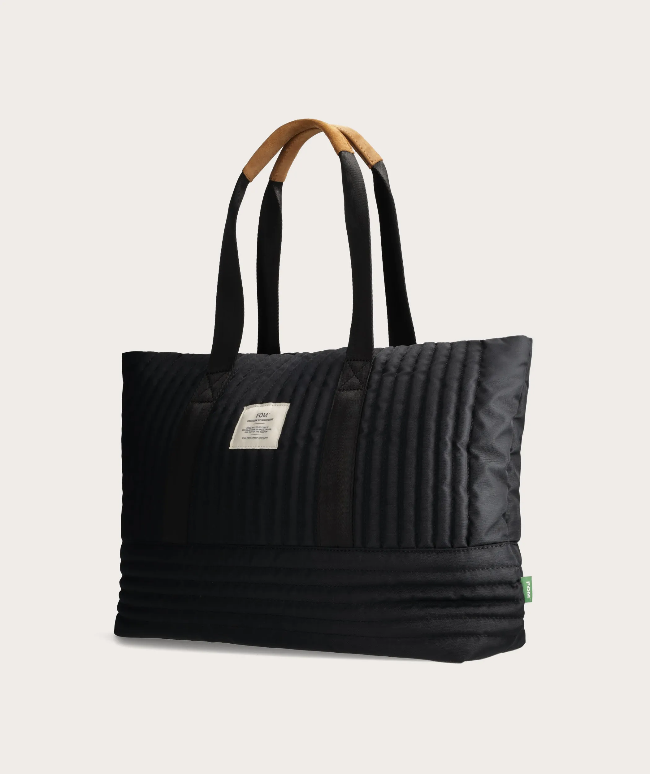 Recycled Travel Tote Black