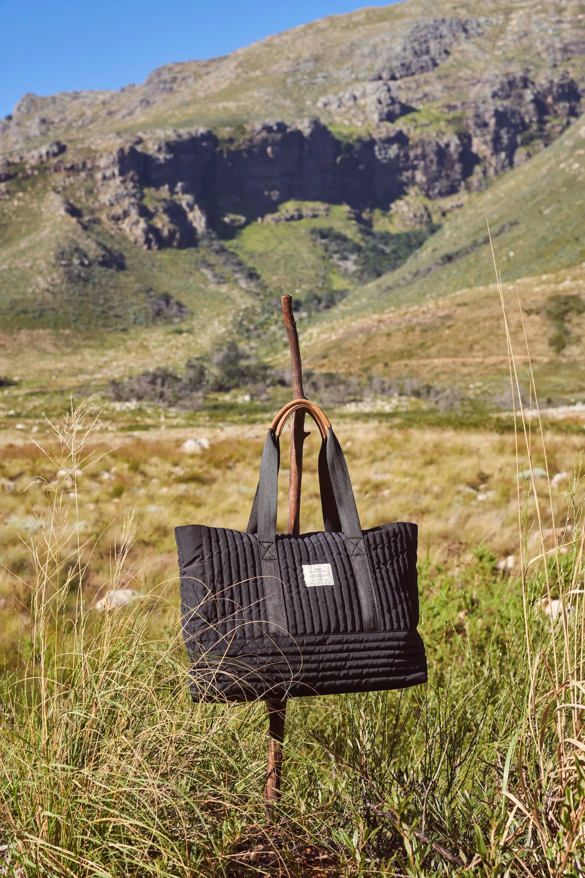 Recycled Travel Tote Black