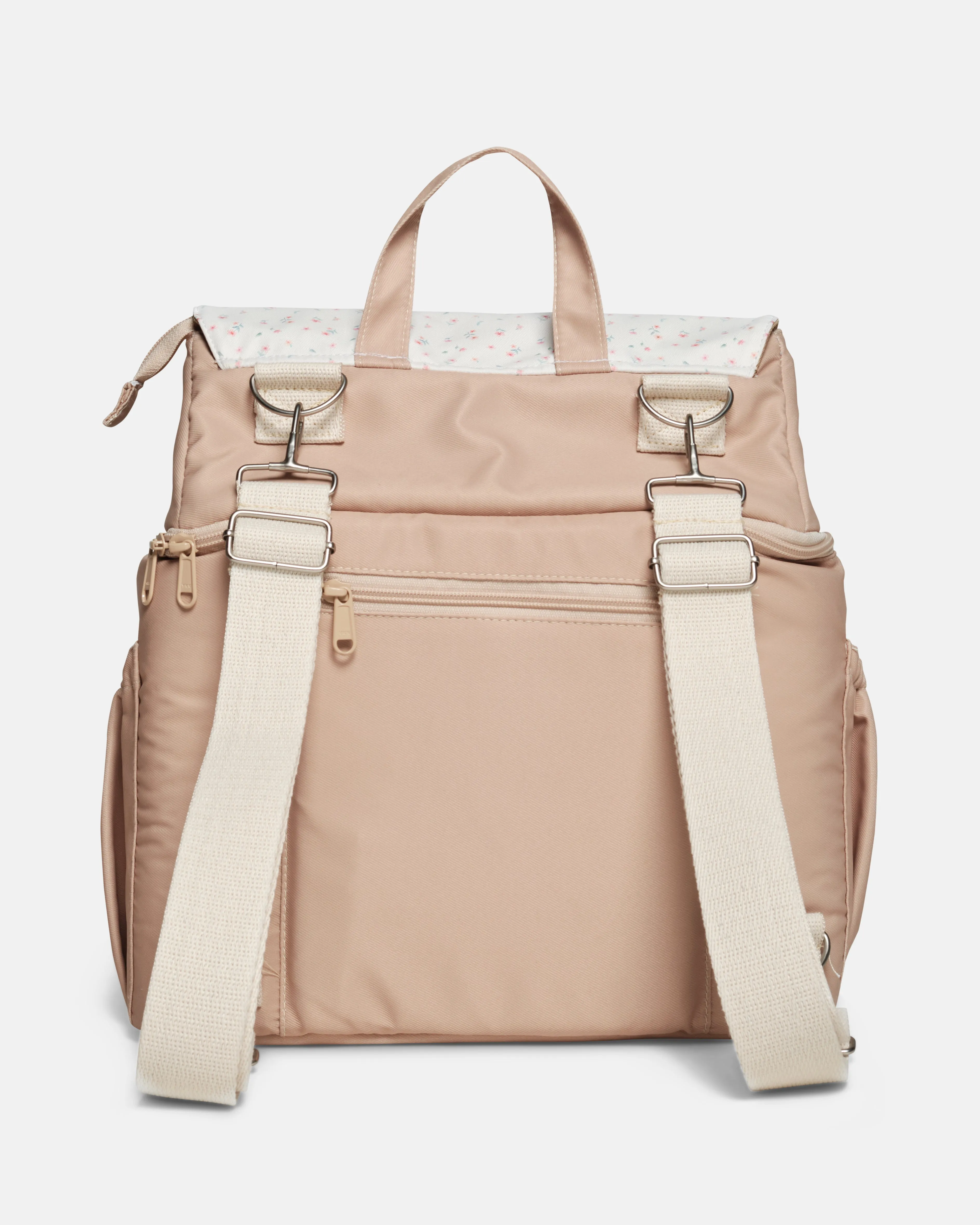 Romantic Florals Beige Insulation Bag (Breast Pump/Diaper/Picnic)