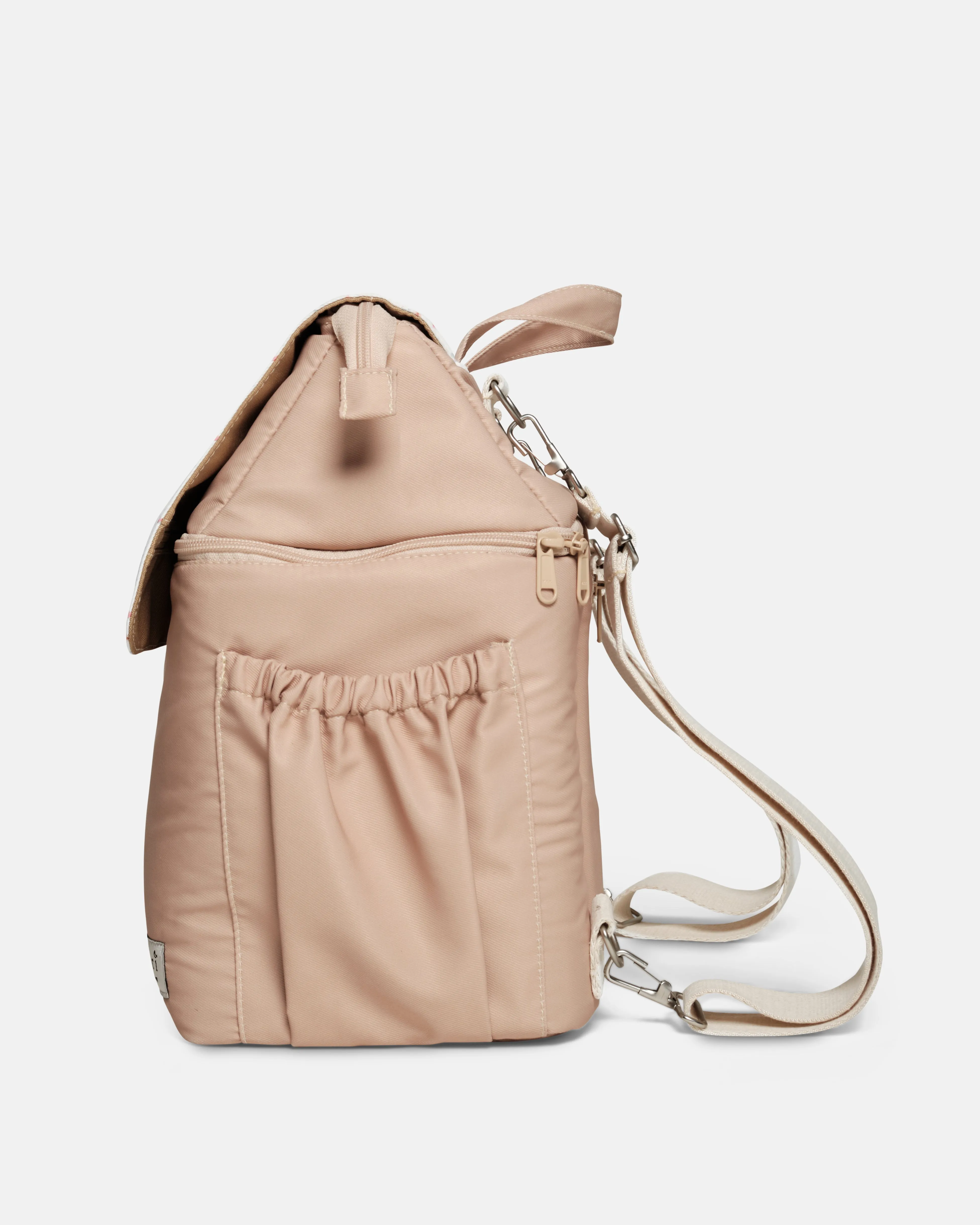 Romantic Florals Beige Insulation Bag (Breast Pump/Diaper/Picnic)