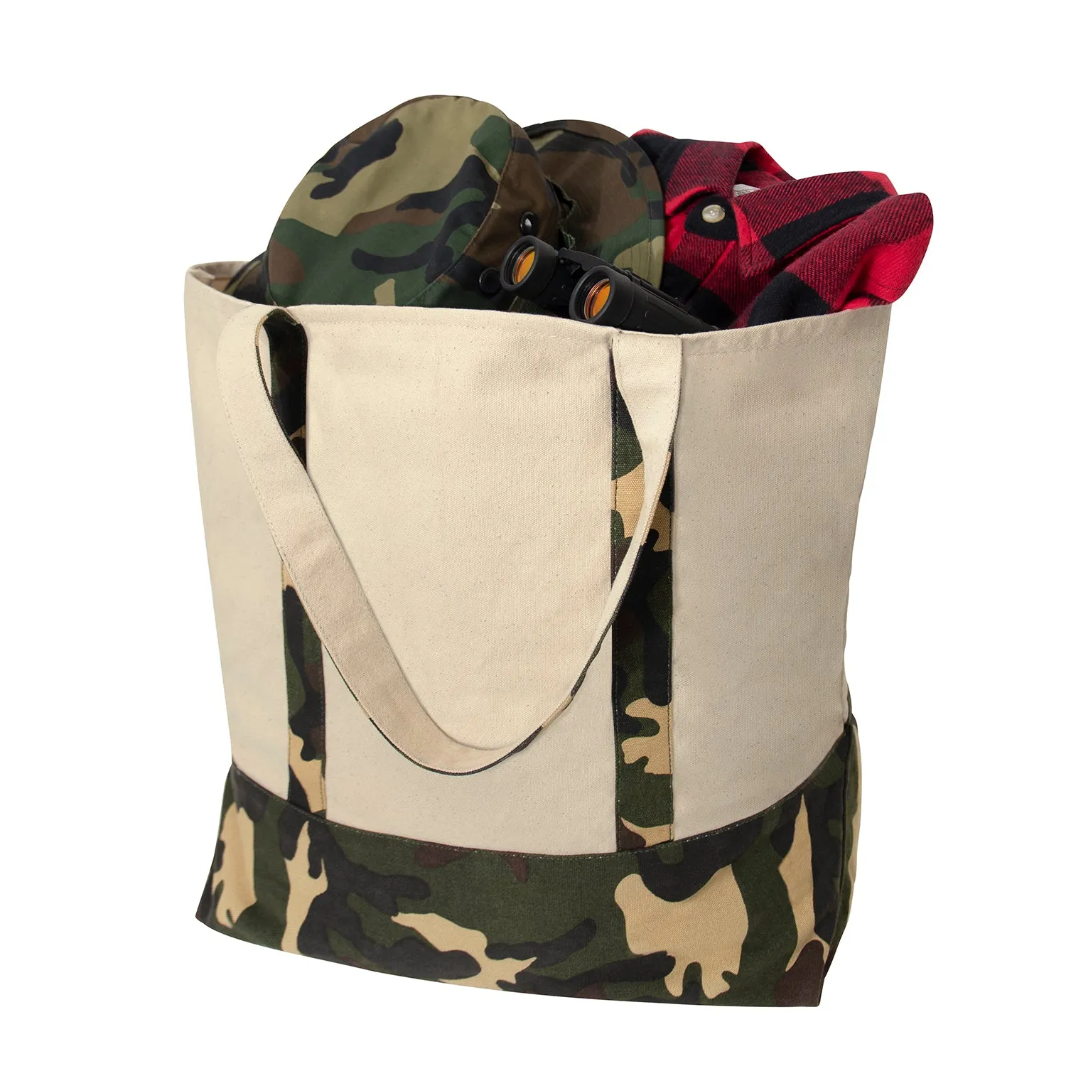 Rothco Large Camo Canvas Tote Bag