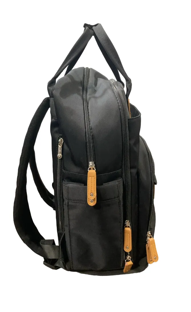 Ruvalino Diaper Backpack, Black