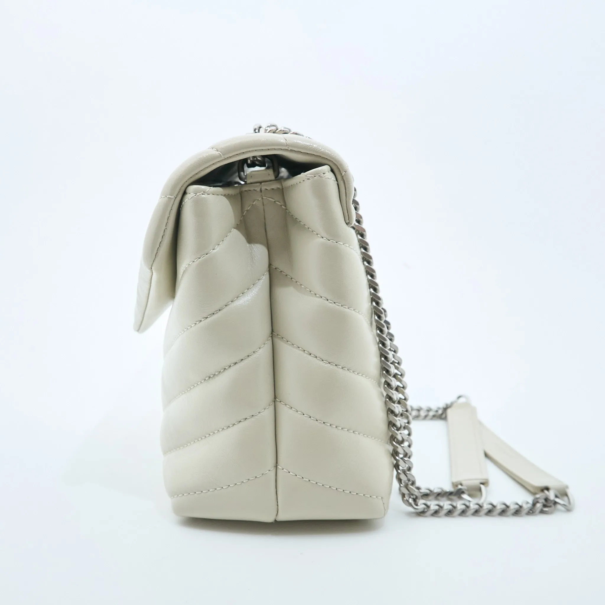 Saint Laurent Lou Lou Small Bag Crema Soft
