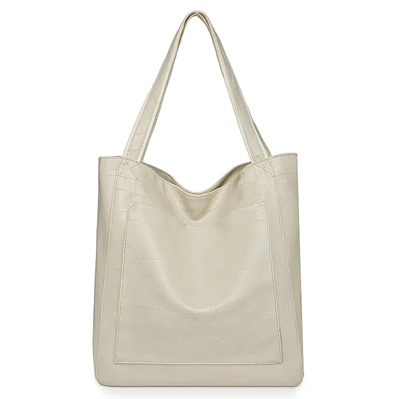 Sandra | Elegant Leather Tote Bag