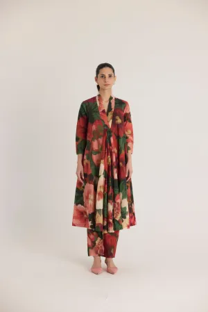 Scarlett V neck long Kurta Set
