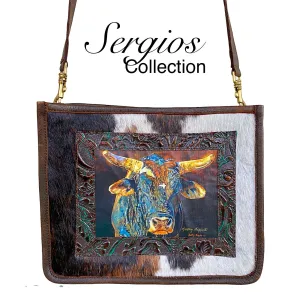 Sergios Collection design and Kathy Sigle beautiful art work on this limited edition crossbody bag