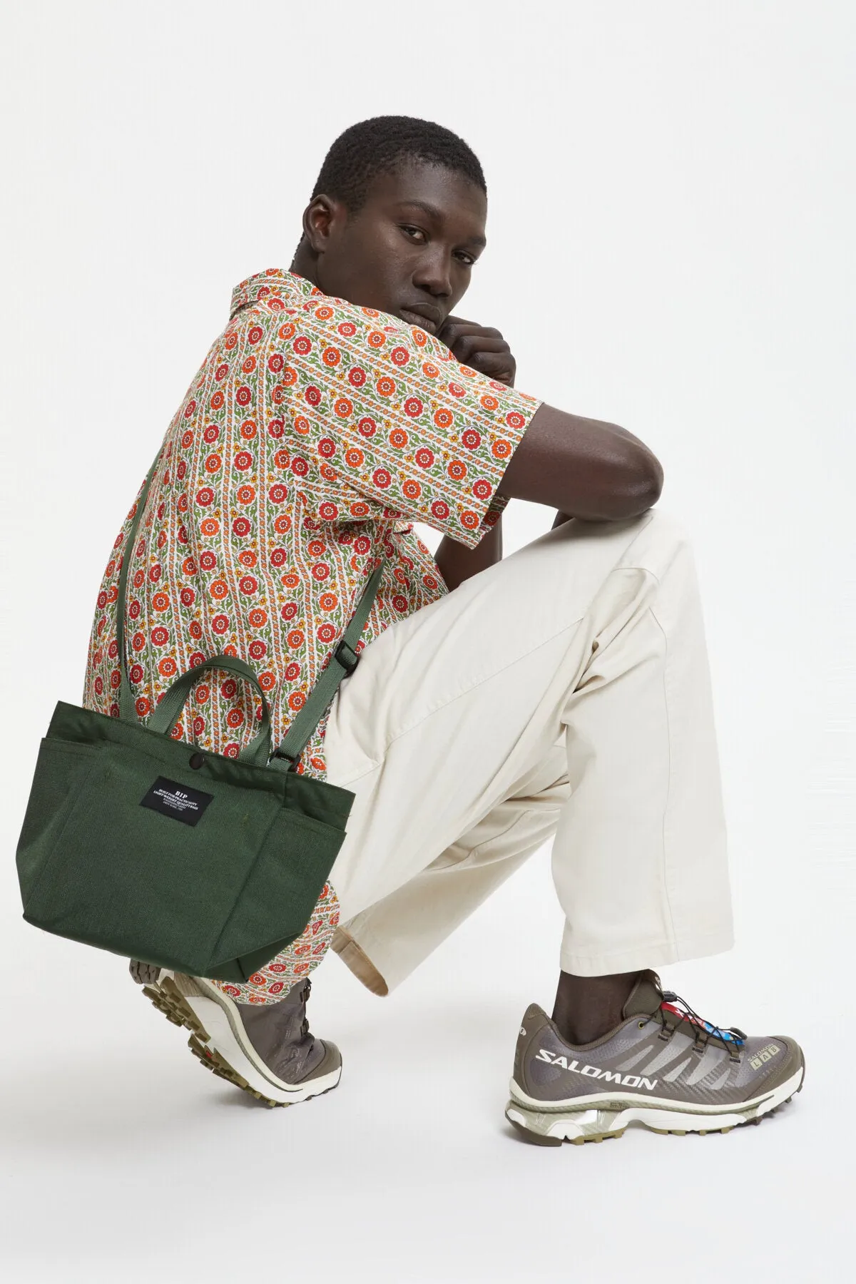 Side Pocket Small Tote Bag