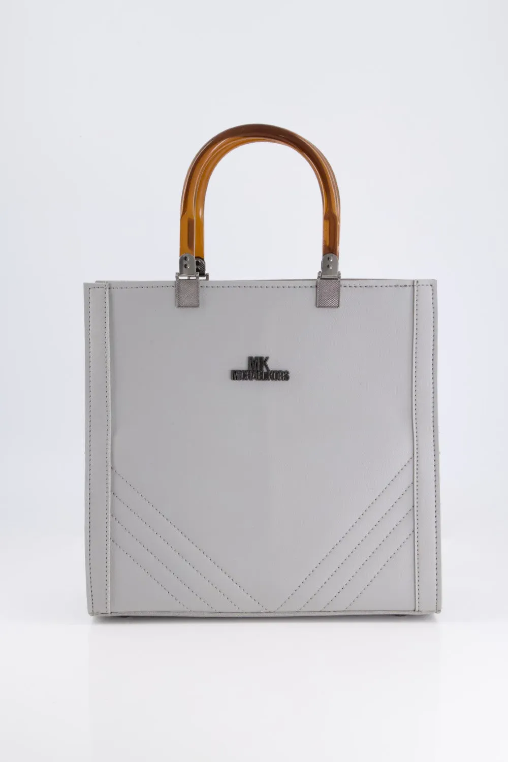 Silver Grey Tote Bag