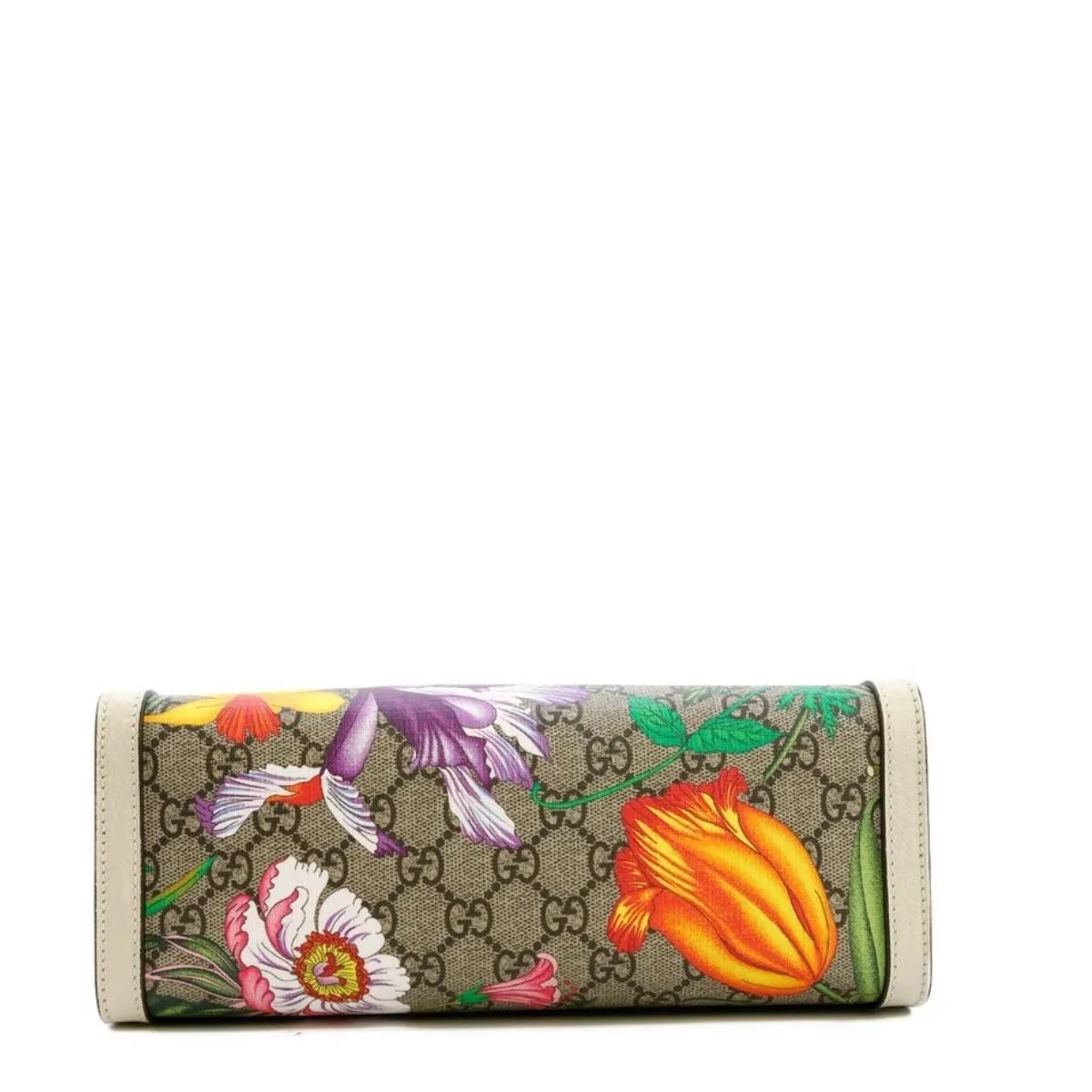 Small Padlock GG Flora Shoulder Bag