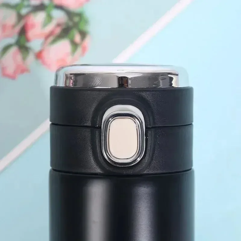 Smart Thermos (400ml): LED Temperature Display, Keeps Drinks Hot & Cold