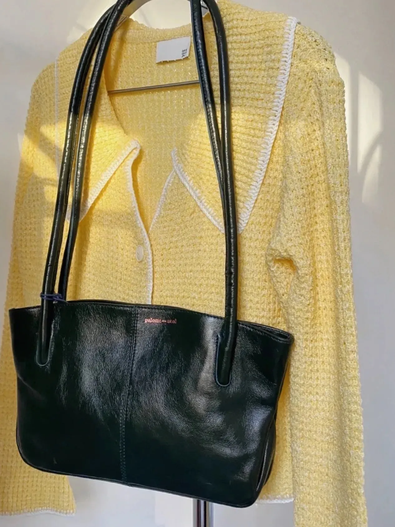 Spanish niche brand paloma wool coated wax cattle Tote bag vintage single shoulder crossbody bag