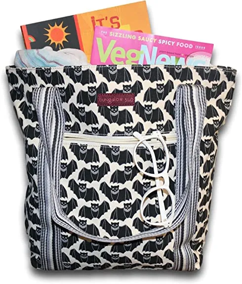 Striped Tote - Bat
