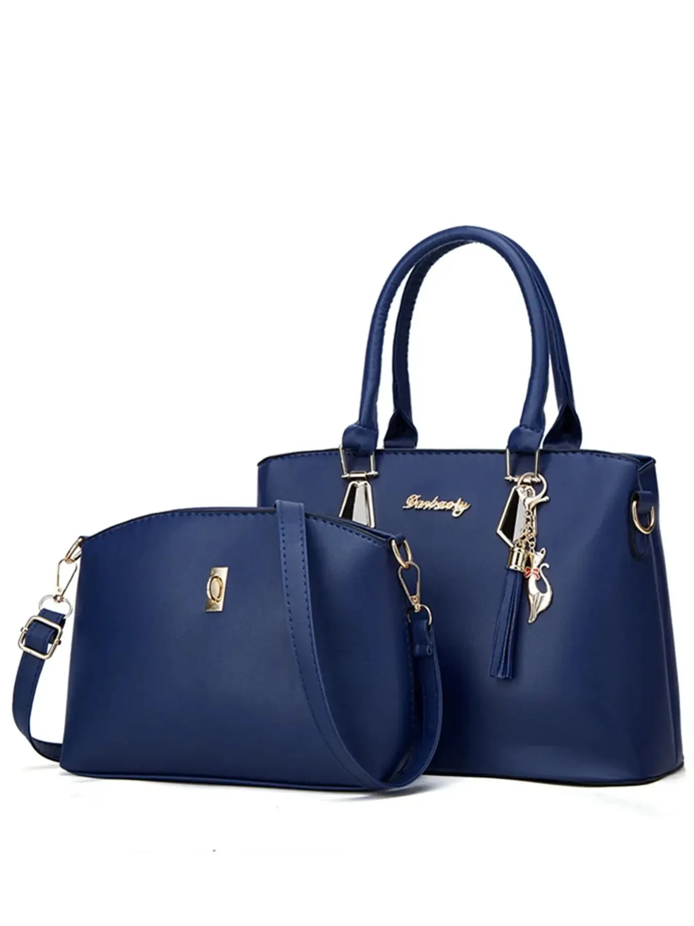 Stylish handbag simple Korean version of women's handbag shoulder bag messenger bag bag bag mother bag