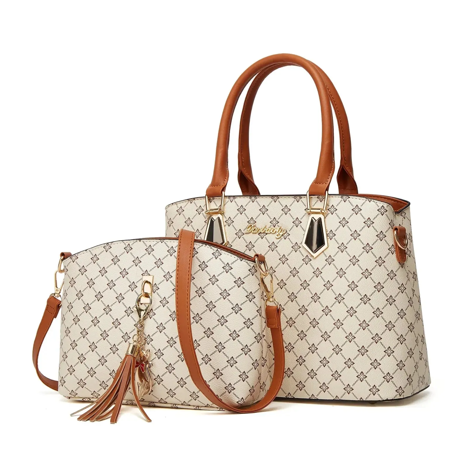 Stylish handbag simple Korean version of women's handbag shoulder bag messenger bag bag bag mother bag