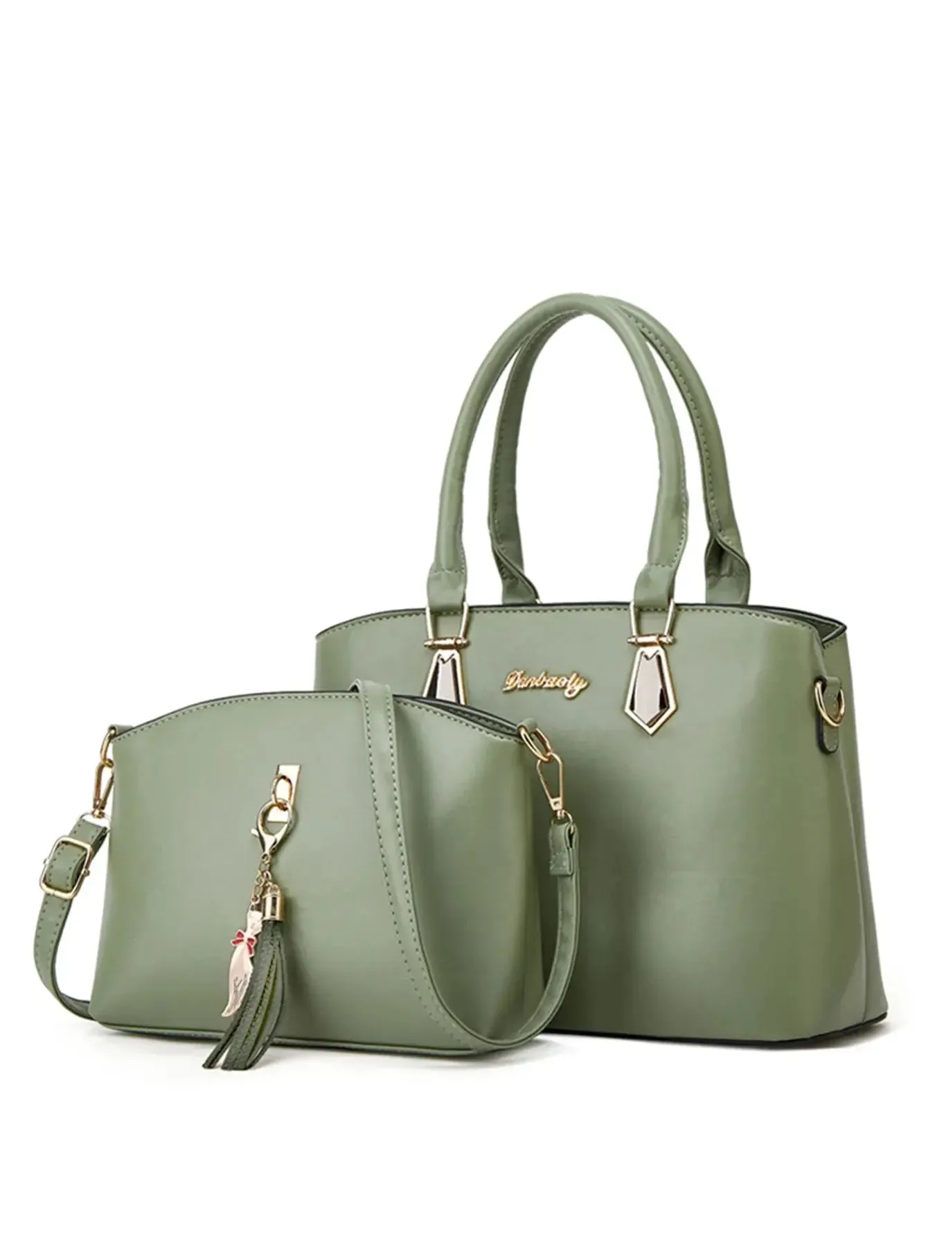 Stylish handbag simple Korean version of women's handbag shoulder bag messenger bag bag bag mother bag