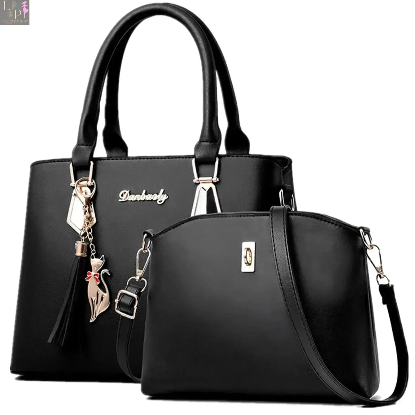 Stylish handbag simple Korean version of women's handbag shoulder bag messenger bag bag bag mother bag