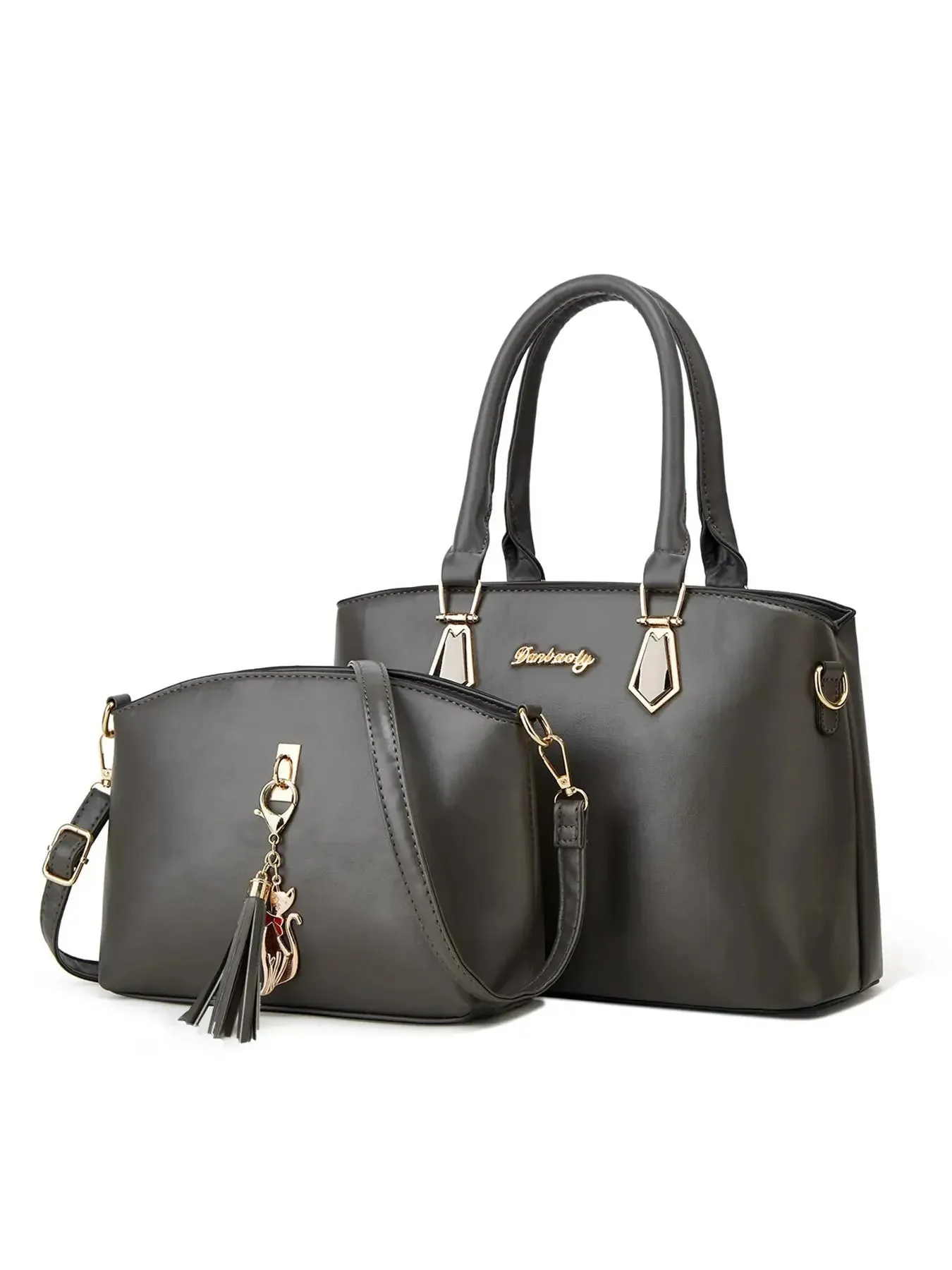 Stylish handbag simple Korean version of women's handbag shoulder bag messenger bag bag bag mother bag