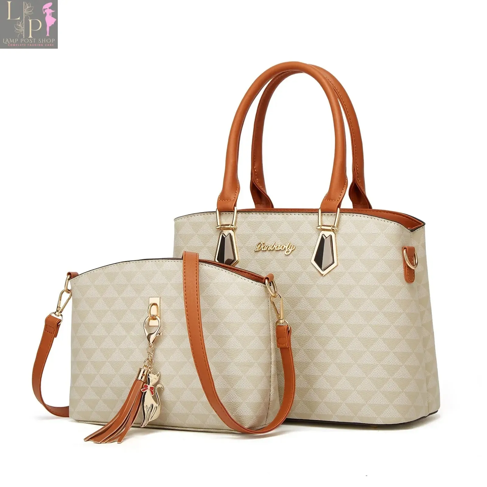 Stylish handbag simple Korean version of women's handbag shoulder bag messenger bag bag bag mother bag