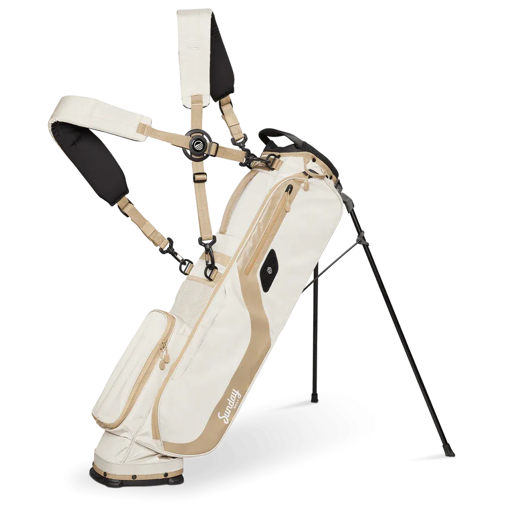Sunday Golf El Camino Golf Stand Bag Toasted Almond (Bag Height 34")