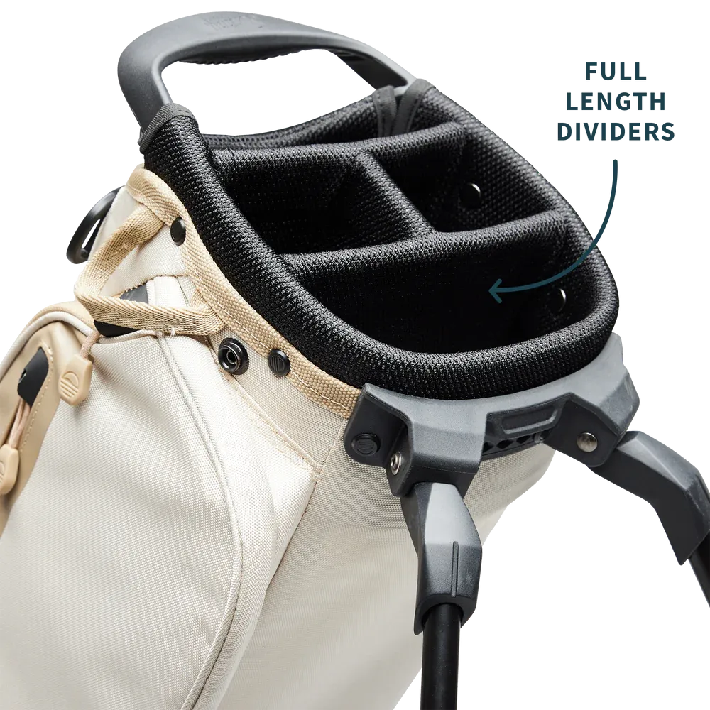 Sunday Golf El Camino Golf Stand Bag Toasted Almond (Bag Height 34")