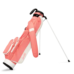 Sunday Golf Loma Womens Golf Stand Bag Coral Reef (Bag Height 32")
