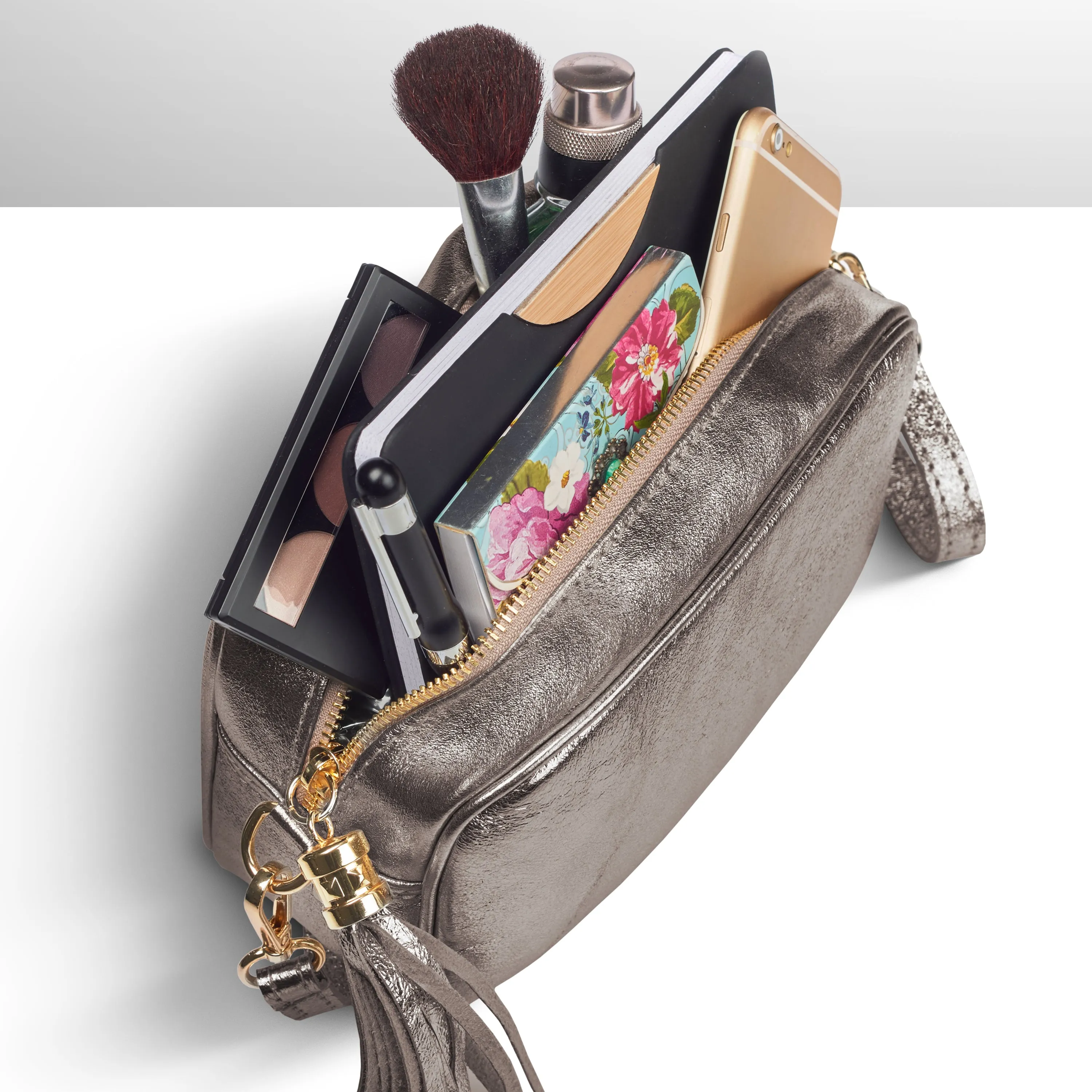 TAKEASY Gleam Suede Leather Crossbody Bag 231302