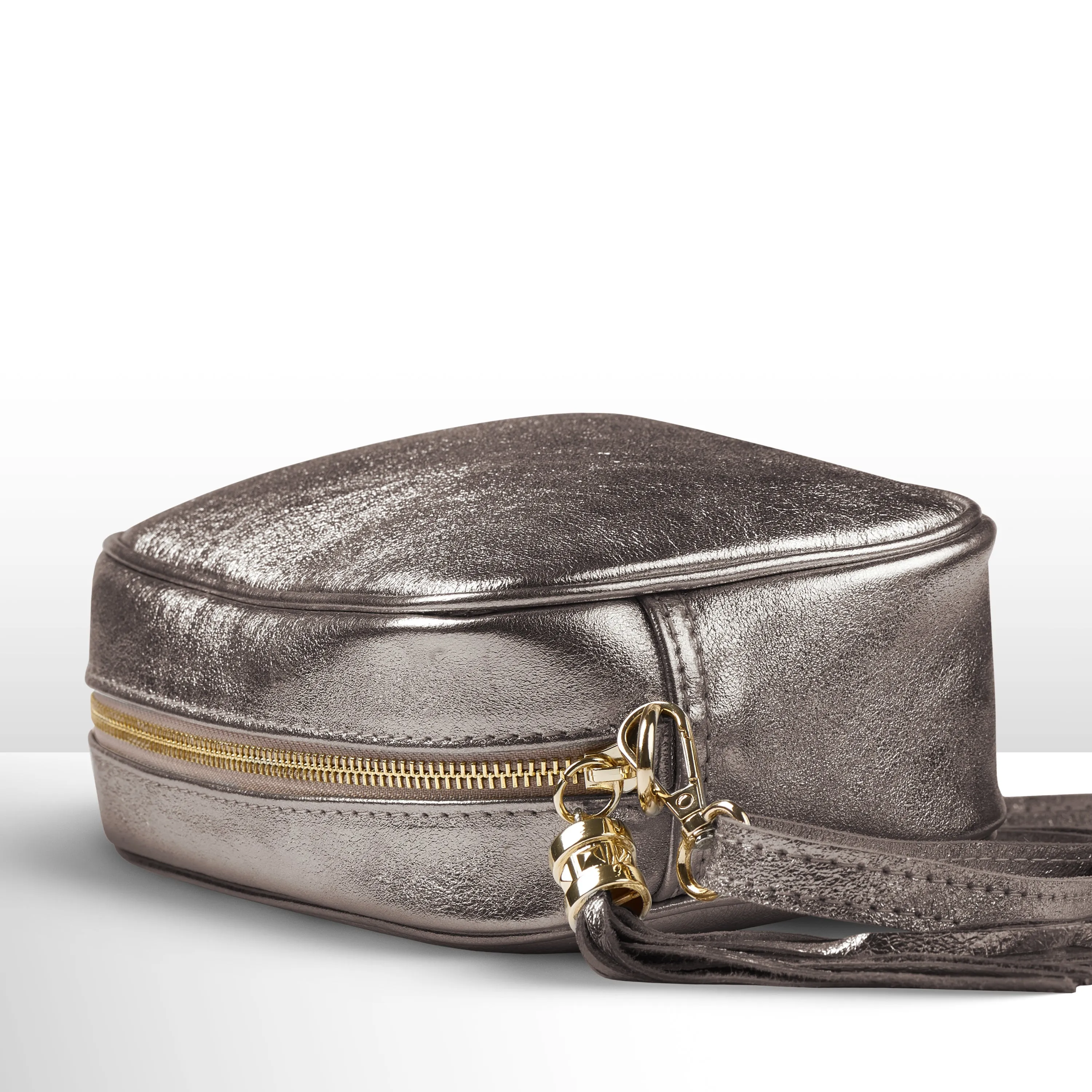 TAKEASY Gleam Suede Leather Crossbody Bag 231302