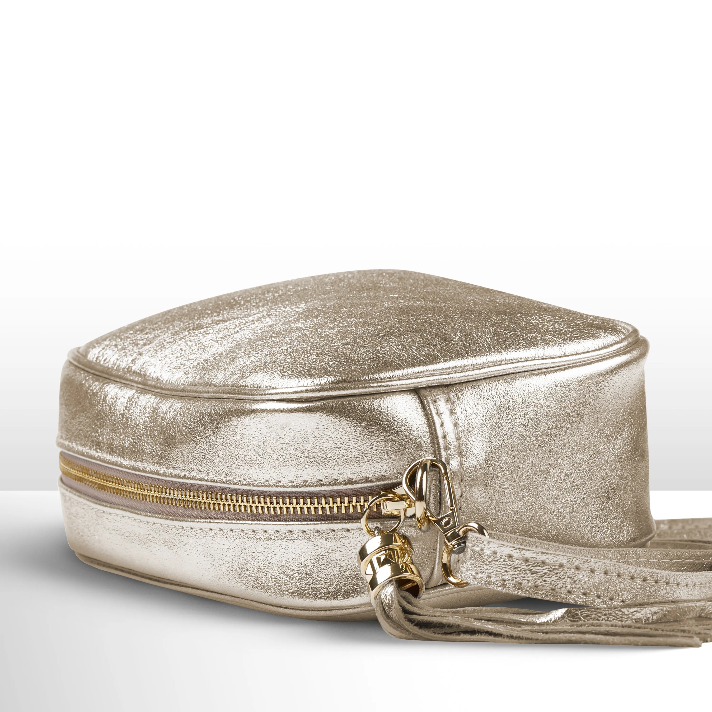 TAKEASY Gleam Suede Leather Crossbody Bag 231302