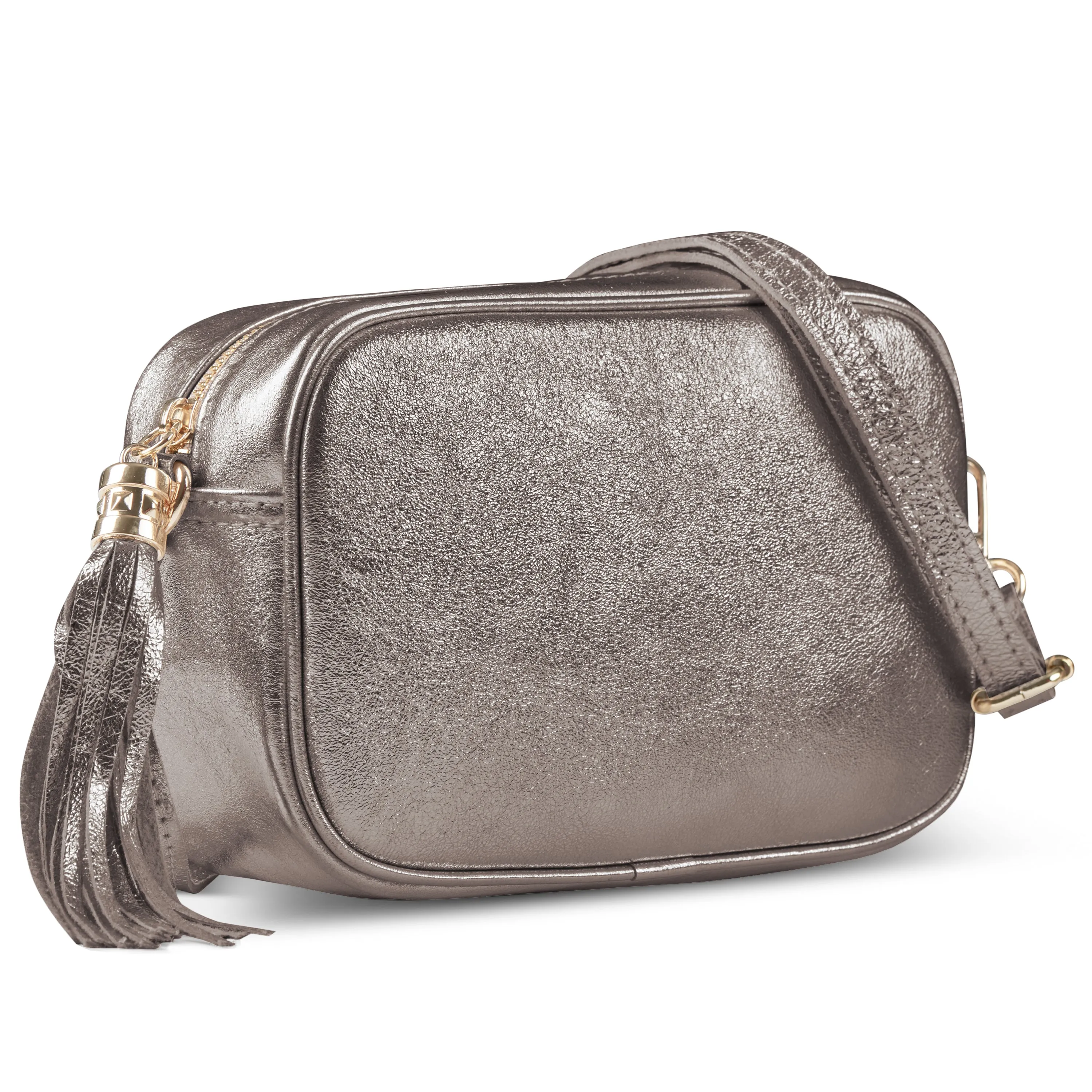 TAKEASY Gleam Suede Leather Crossbody Bag 231302