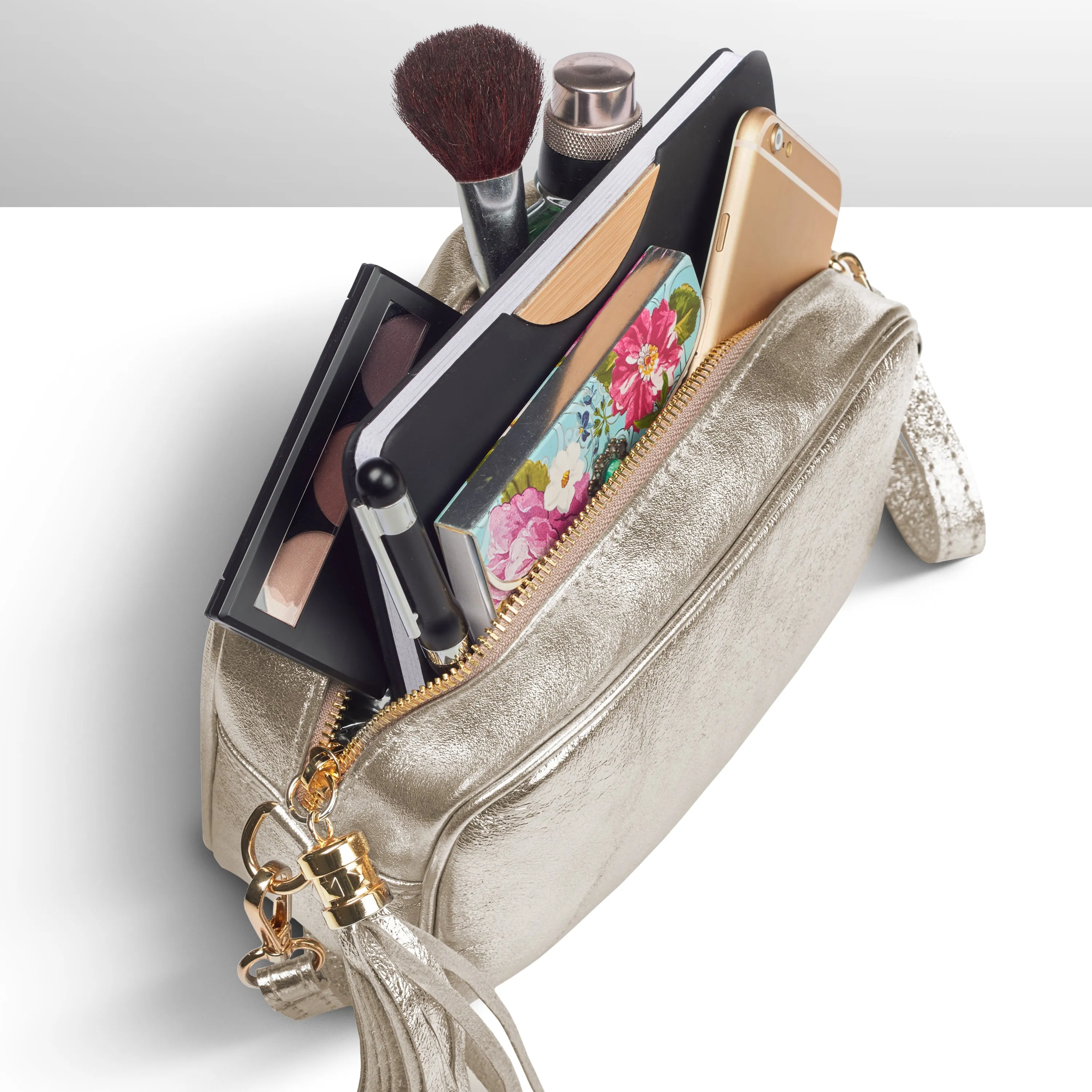 TAKEASY Gleam Suede Leather Crossbody Bag 231302