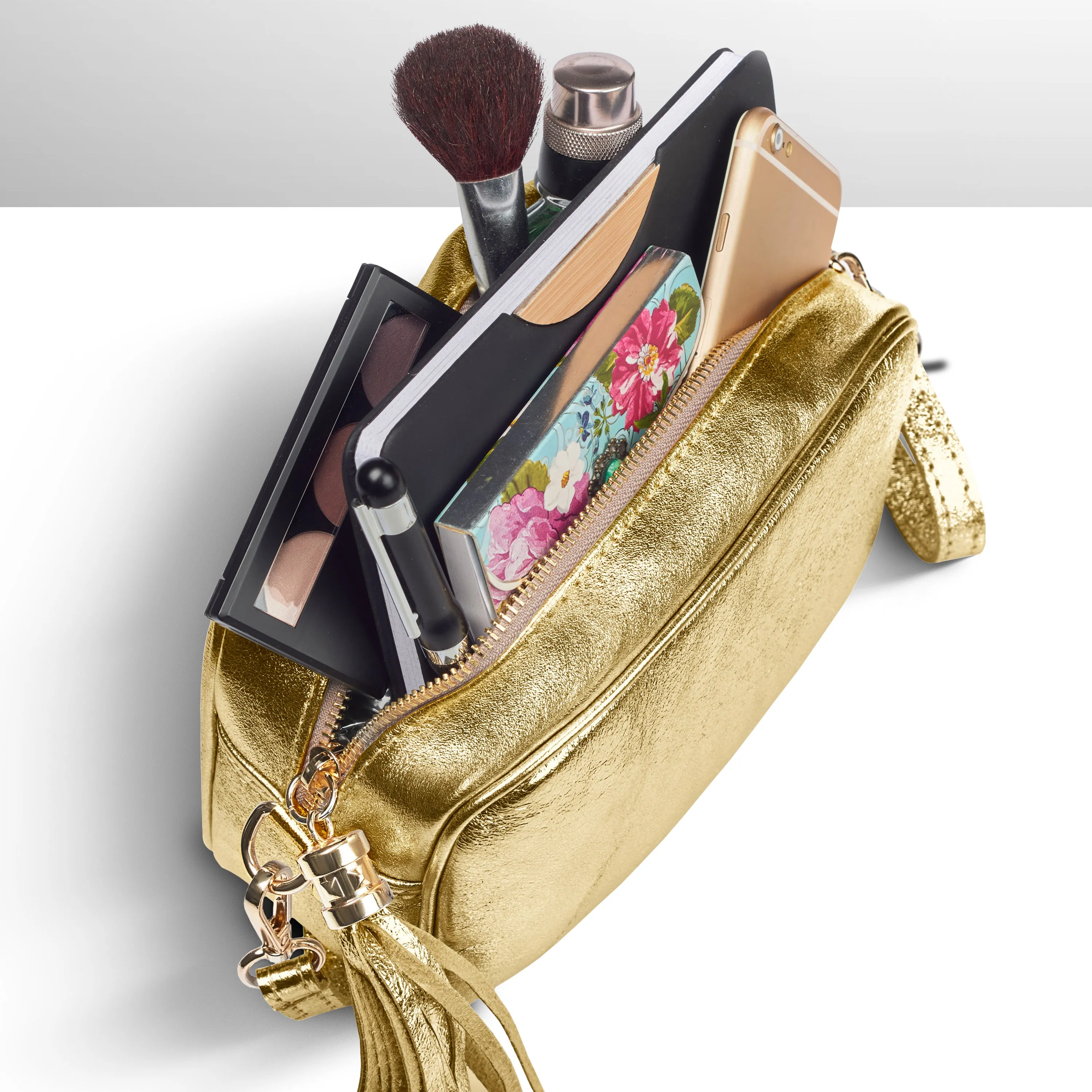 TAKEASY Gleam Suede Leather Crossbody Bag 231302