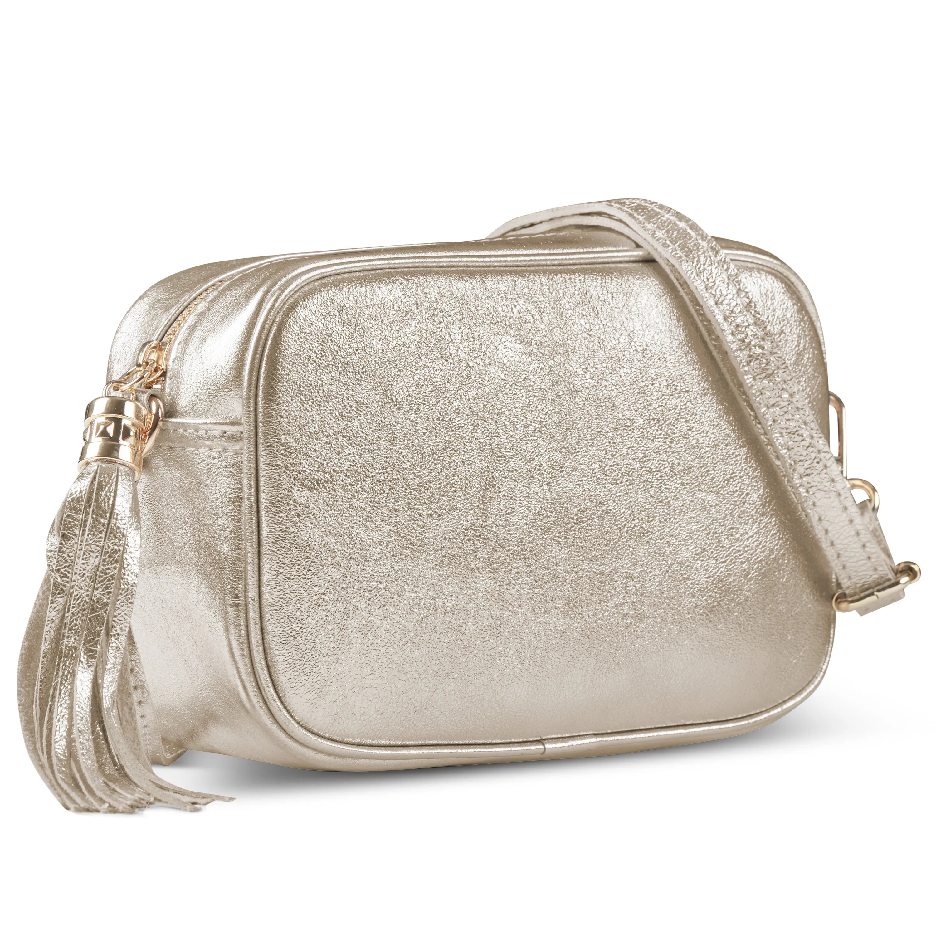 TAKEASY Gleam Suede Leather Crossbody Bag 231302