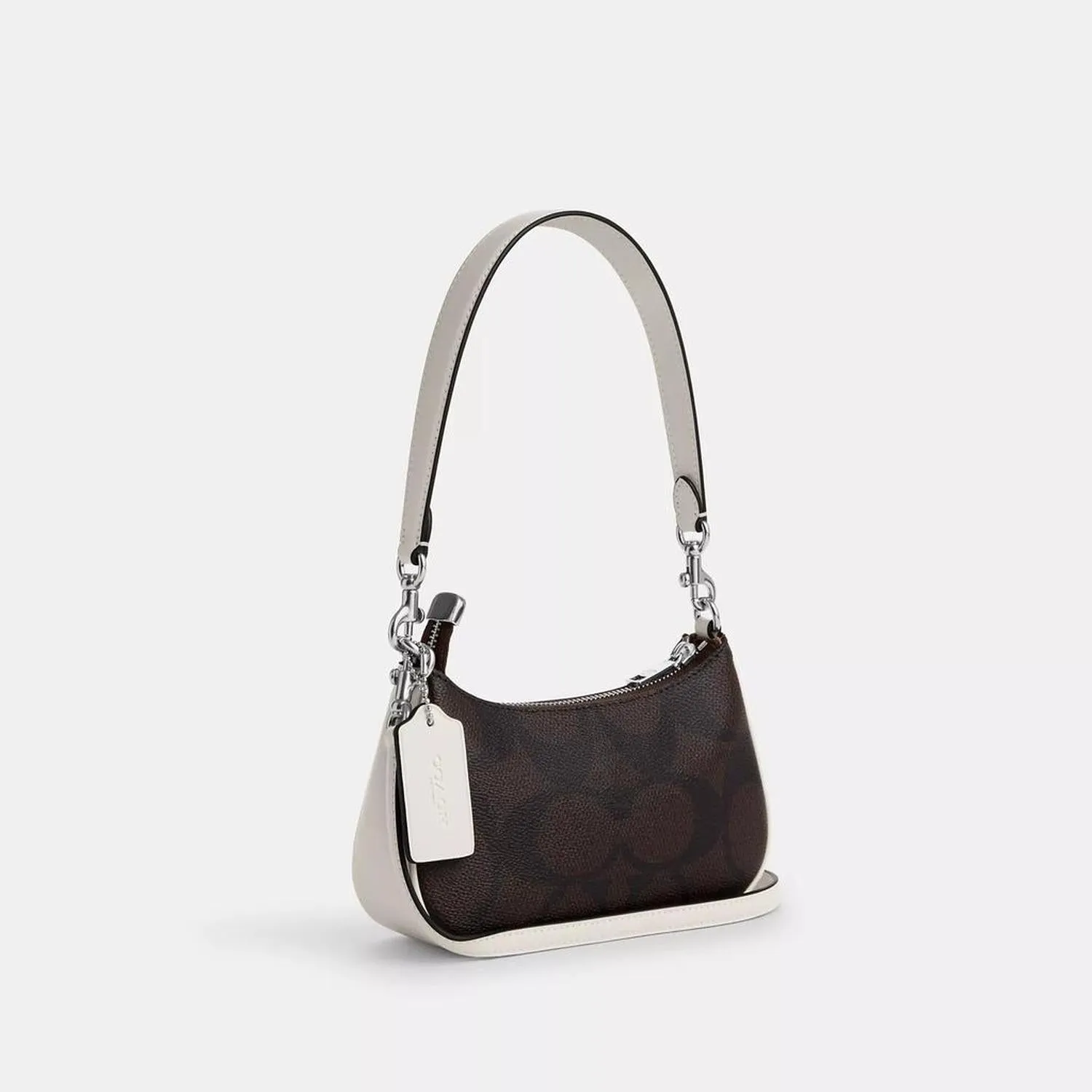 Teri Mini Crossbody Bag In Signature Canvas With Coach Graphic