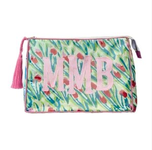 The OG India Bag - Tulips - Monogrammed
