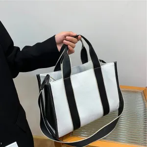 THE TOTE BAG Designer Fashion Handbag Shoulder Strap Crossbody Handbag Adjustable Large Capacity Canvas Women's Bag