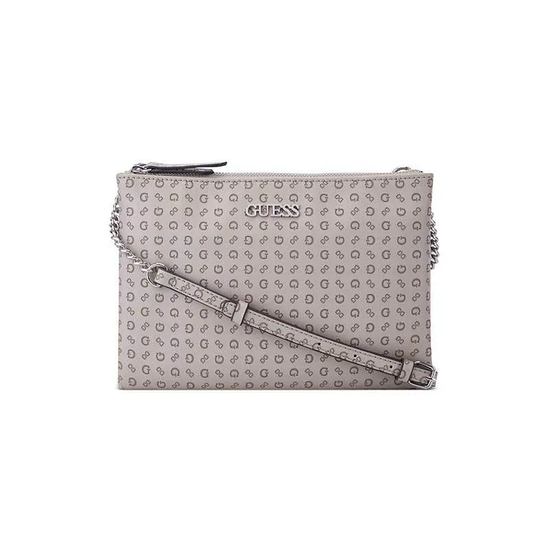TIDEWOOD MINI DBL ZIP CROSSBODY - TAS GUESS ORIGINAL WANITA