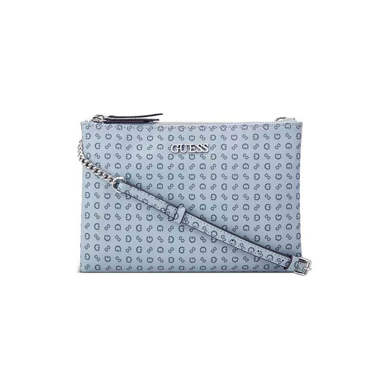 TIDEWOOD MINI DBL ZIP CROSSBODY - TAS GUESS ORIGINAL WANITA