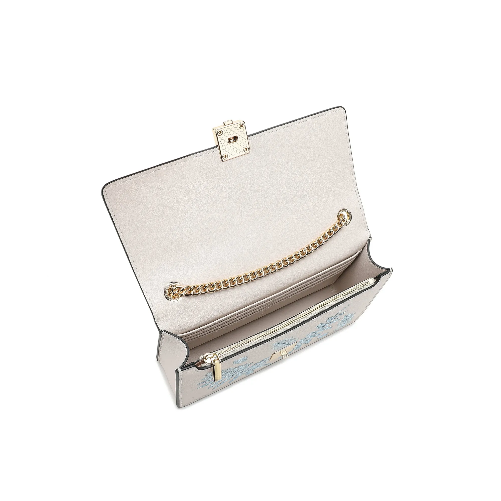 Tiffany & Fred Smooth Sewn Crossbody/Shoulder bag