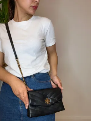 Tory Burch Black Leather Crossbody