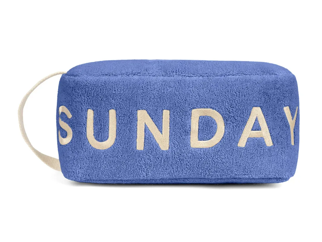 TOWELLING ACCESSORIES POUCH - PACIFIC