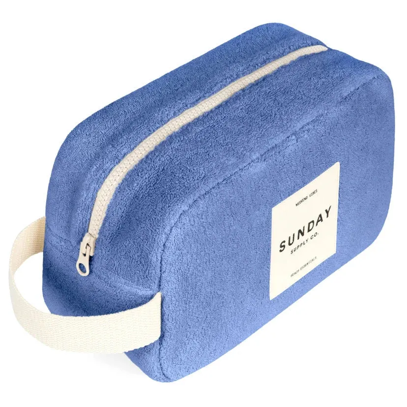 TOWELLING ACCESSORIES POUCH - PACIFIC