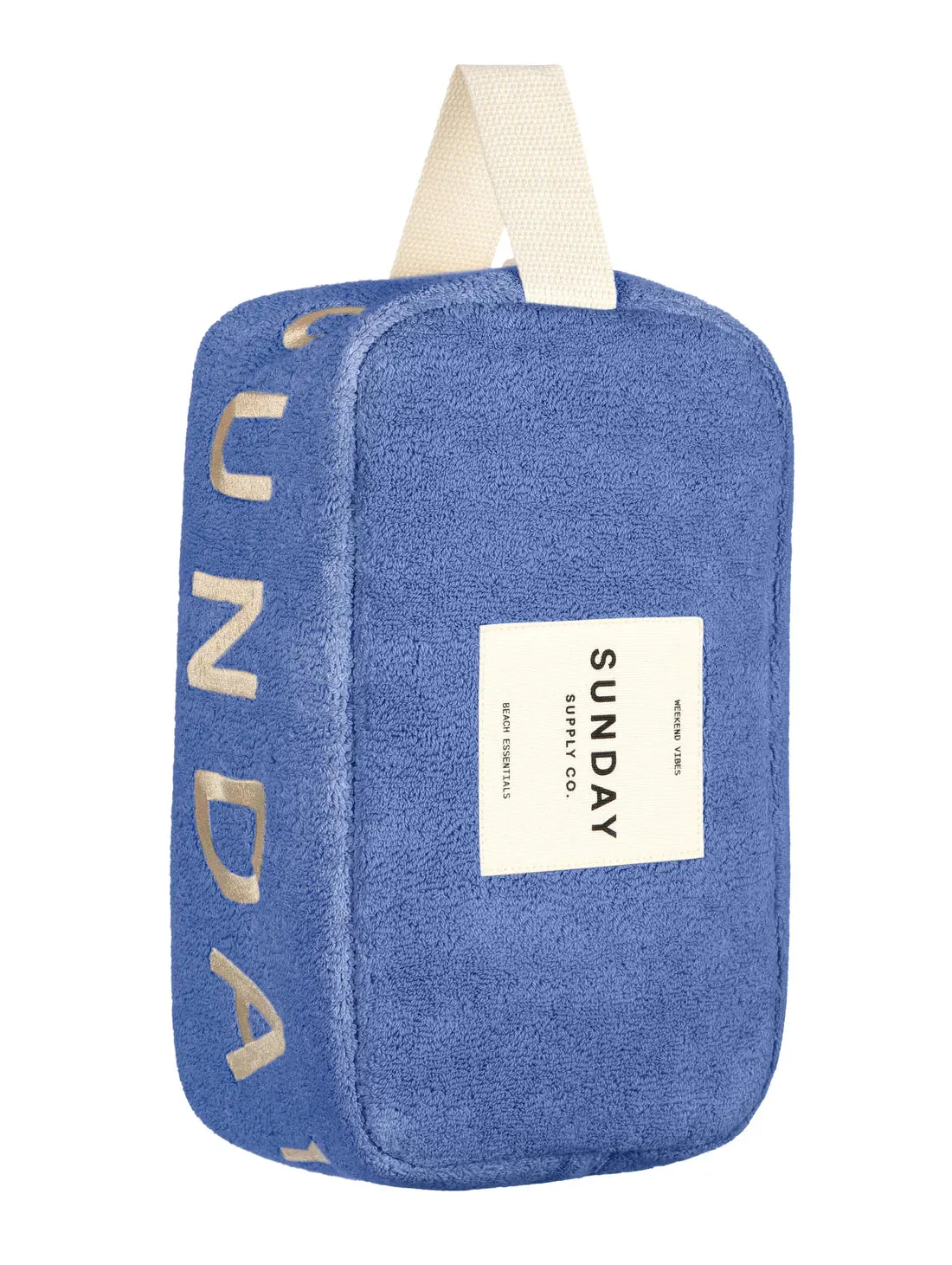 TOWELLING ACCESSORIES POUCH - PACIFIC