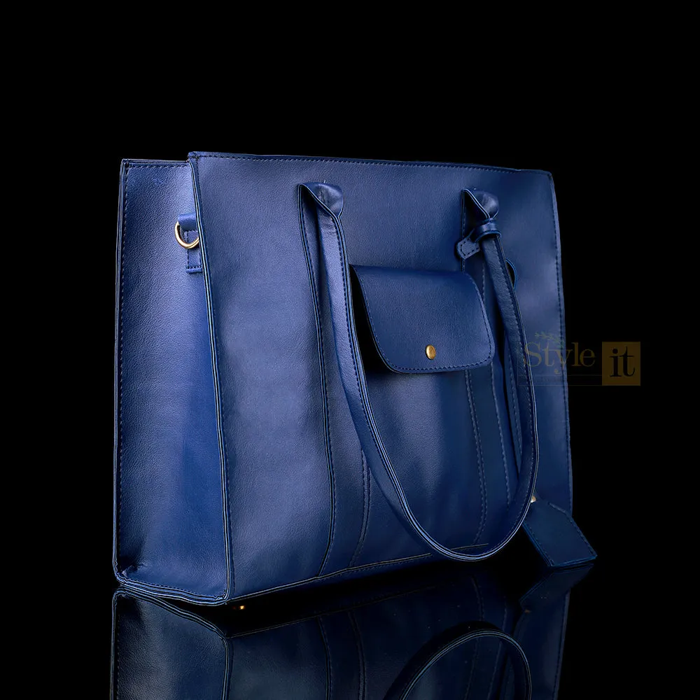 Triplet Blue Tote Set
