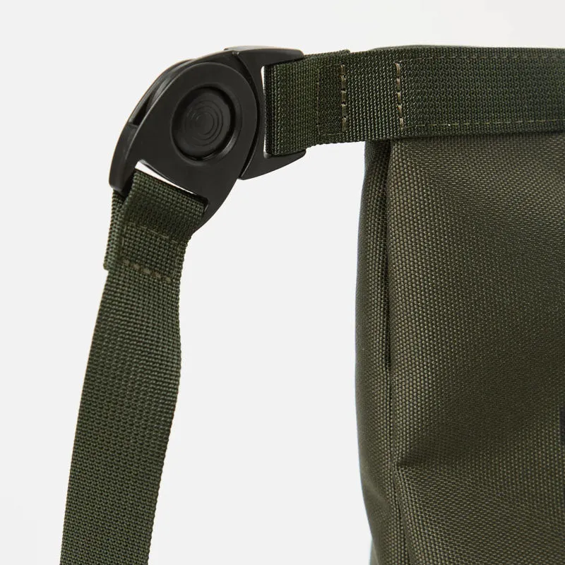 UNIVERSAL WORKS Recycled Tech Canvas Large Tote Bag in Olive
