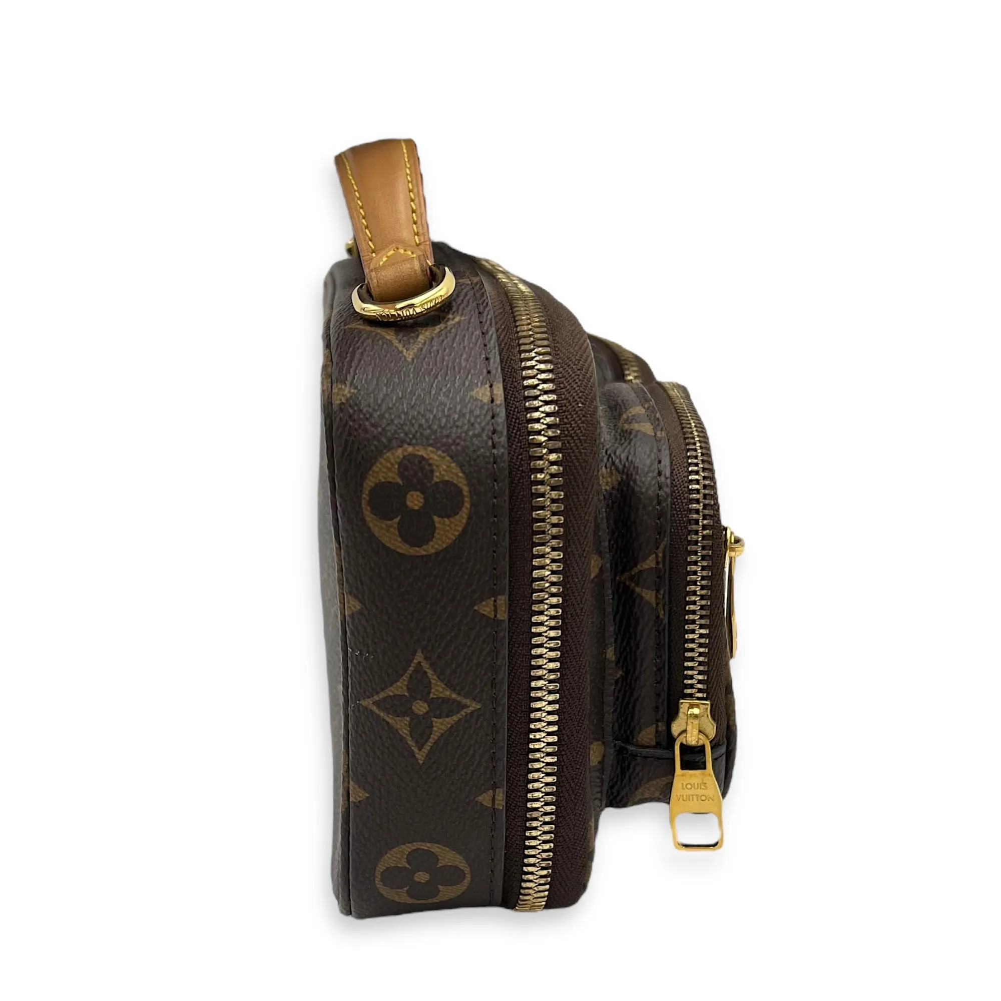 Utility Crossbody bag in Monogram coated canvas, Gold Hardware