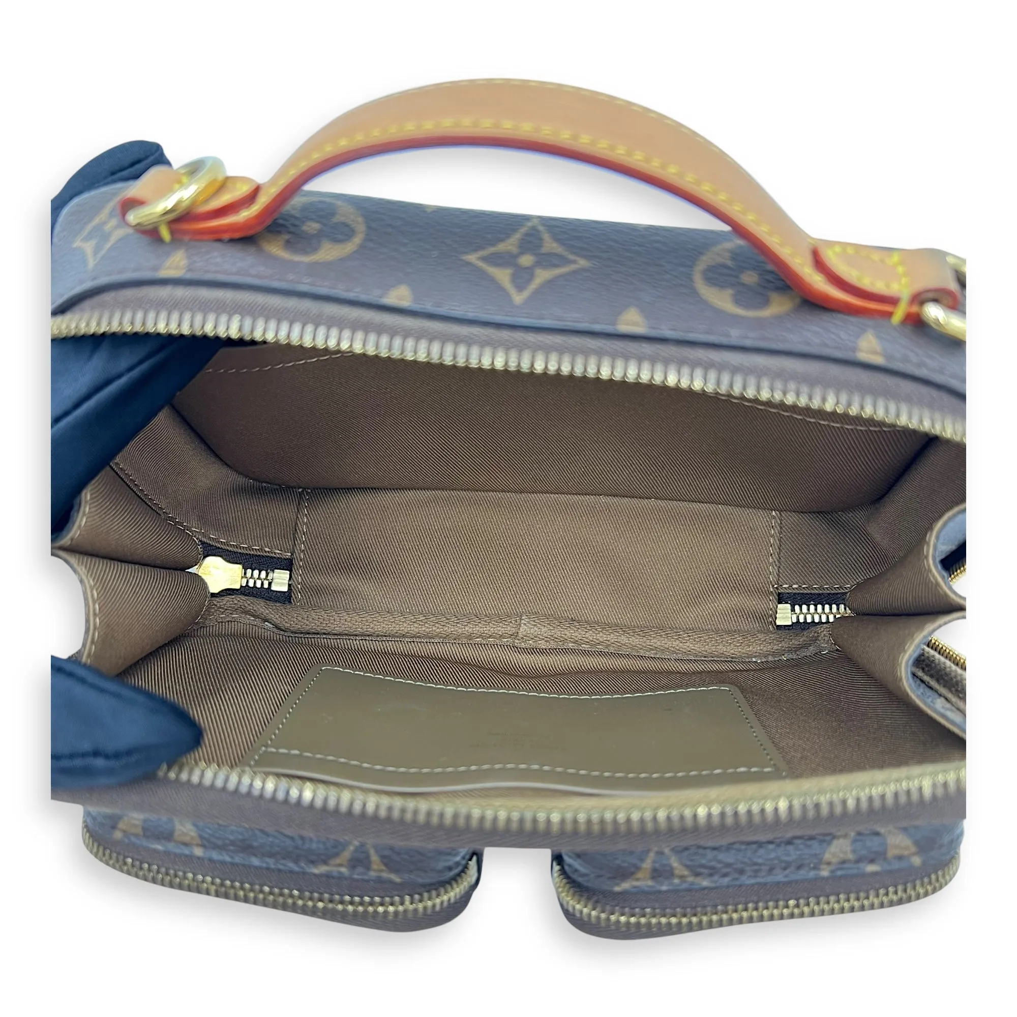 Utility Crossbody bag in Monogram coated canvas, Gold Hardware