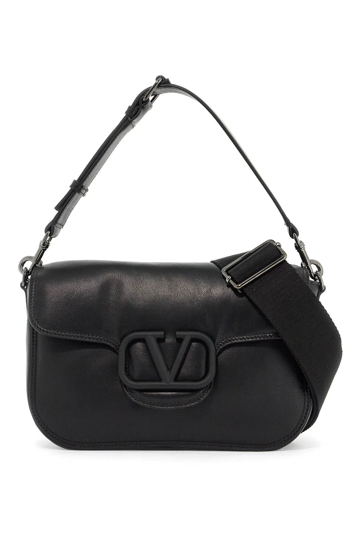 vlogo signature shoulder bag in nappa leather