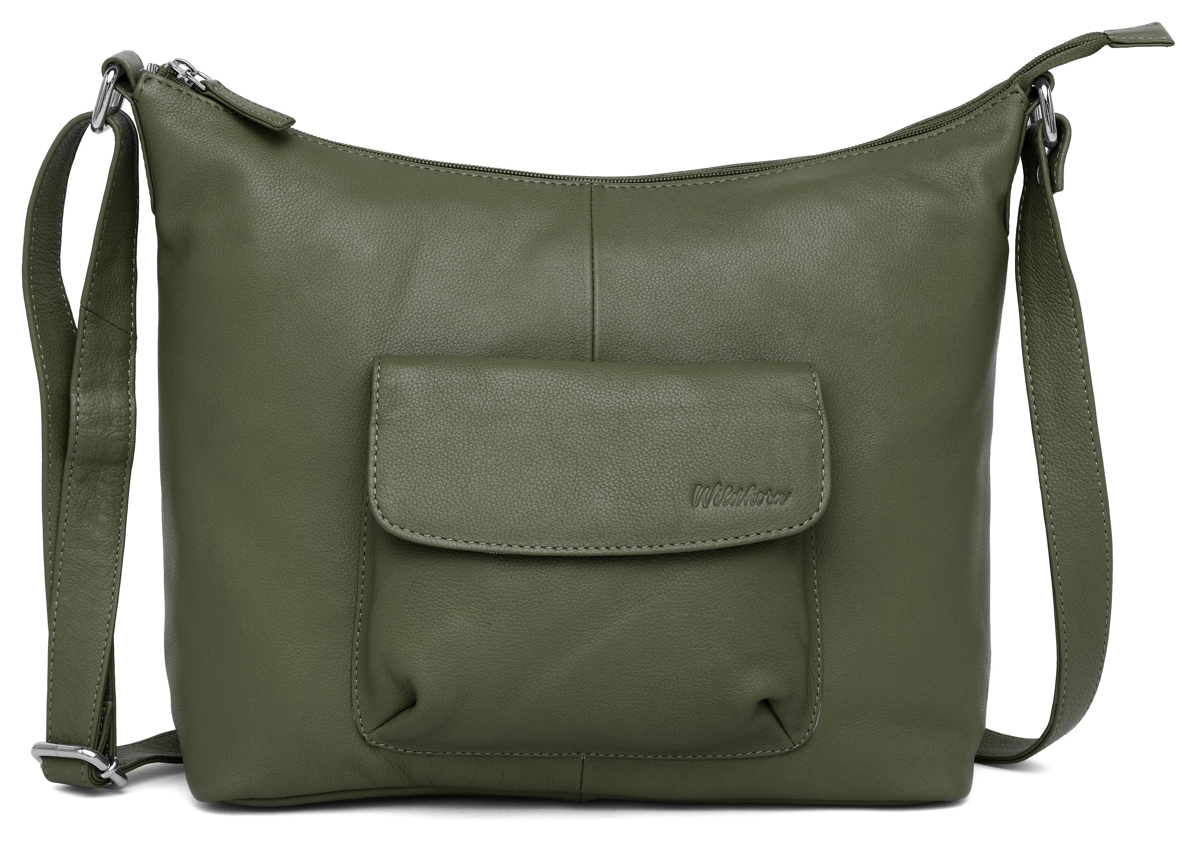 WildHorn® Upper Grain Genuine Leather Ladies Tote Bag | Shoulder Bag with Adjustable Strap for Girls & Women.