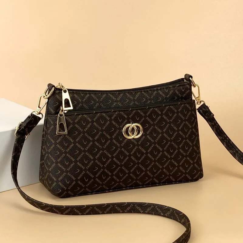 Women's Korean Fashion Large Capacity Mother Mobile Crossbody Bags
