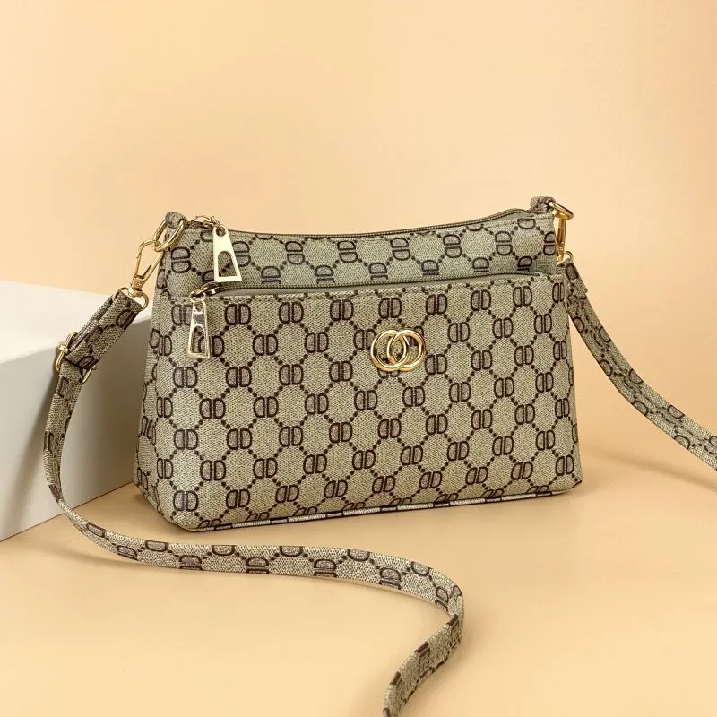 Women's Korean Fashion Large Capacity Mother Mobile Crossbody Bags
